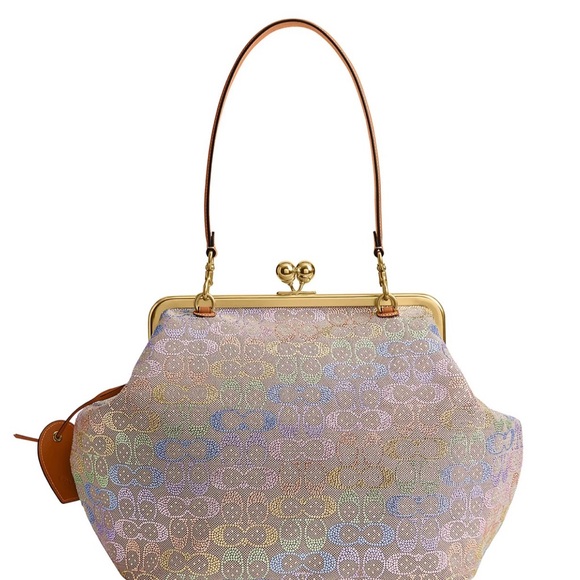 COACH
Kisslock Frame Medium Crystal Signature Jacquard Hobo Bag - Picture 3 of 12